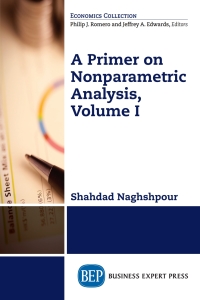 Cover image: A Primer on Nonparametric Analysis, Volume I 9781631574450