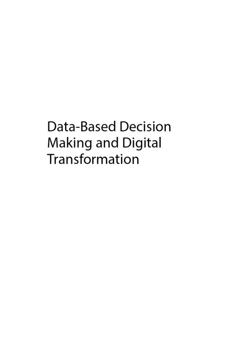 Cover image for book Data-Based Decision Making and Digital Transformation