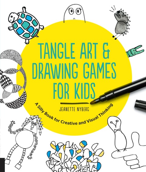 Cover image for book Tangle Art and Drawing Games for Kids