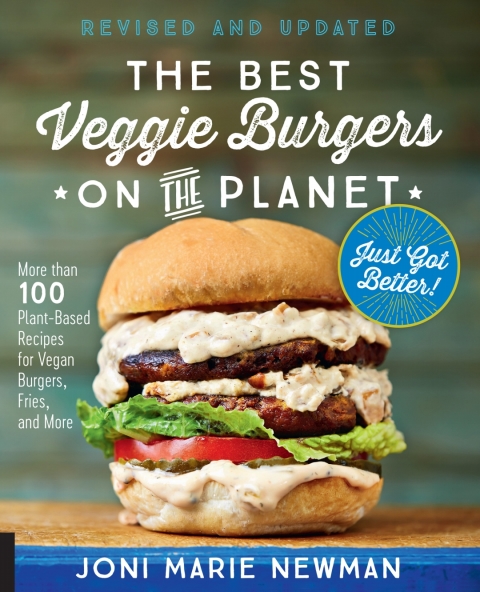 Cover image for book The Best Veggie Burgers on the Planet, revised and updated