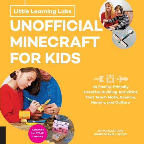 Cover image for book Little Learning Labs: Unofficial Minecraft for Kids, abridged paperback edition