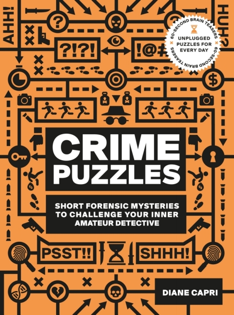 Cover image for book 60-Second Brain Teasers Crime Puzzles