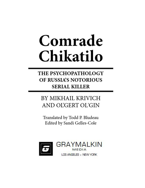 Cover image for book Comrade Chikatilo: Russia's Most Notorious Serial Killer