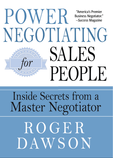 Cover image for book Power Negotiating for Salespeople