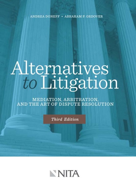 Cover image for book Alternatives to Litigation
