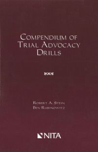 Cover image: Compendium of Trial Advocacy Drills 1st edition 9781556819612