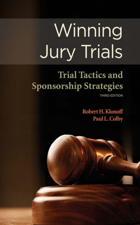 Cover image for book Winning Jury Trials