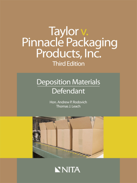 Cover image for book Taylor v. Pinnacle Packaging Products, Inc.