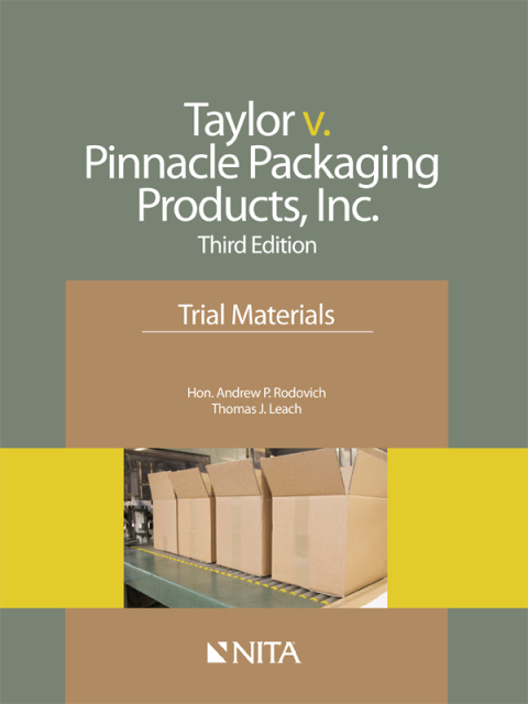 Cover image for book Taylor v. Pinnacle Packaging Products, Inc.