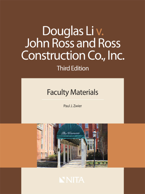 Cover image for book Douglas Li v. John Ross and Ross Construction Co., Inc.