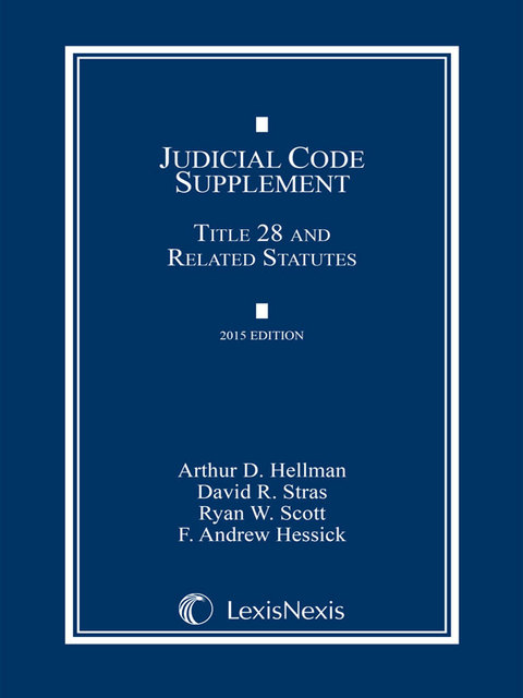 Cover image for book Judicial Code Supplement: Title 28 and Related Statutes, 2015 Edition