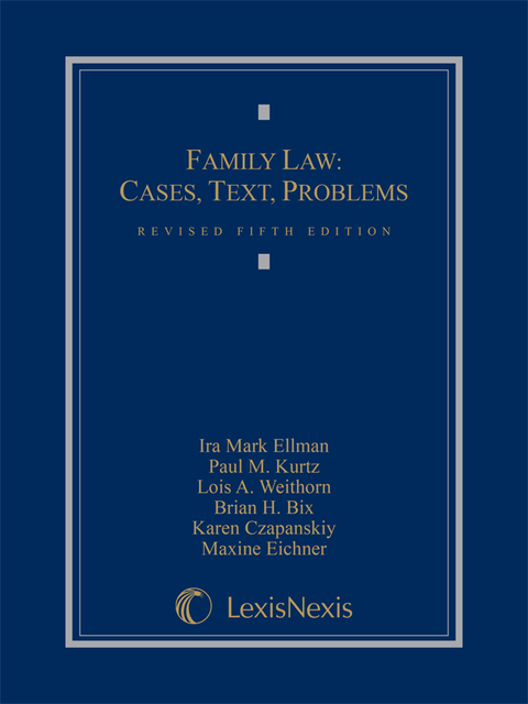 Cover image for book Family Law: Cases, Texts, Problems