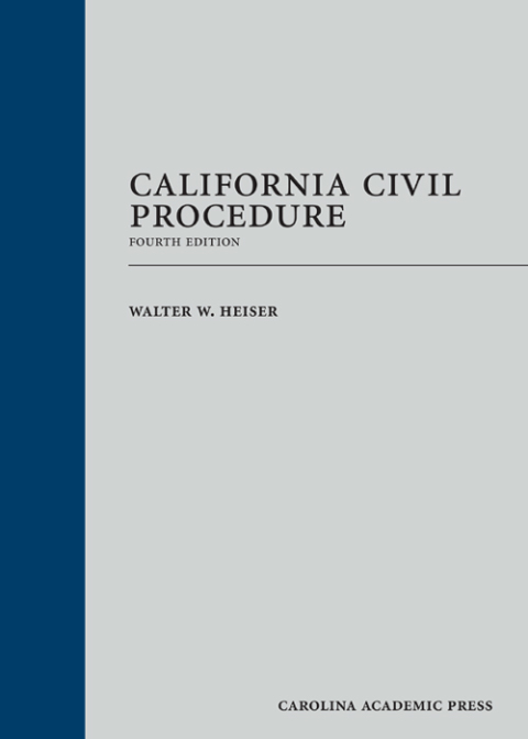 Cover image for book California Civil Procedure