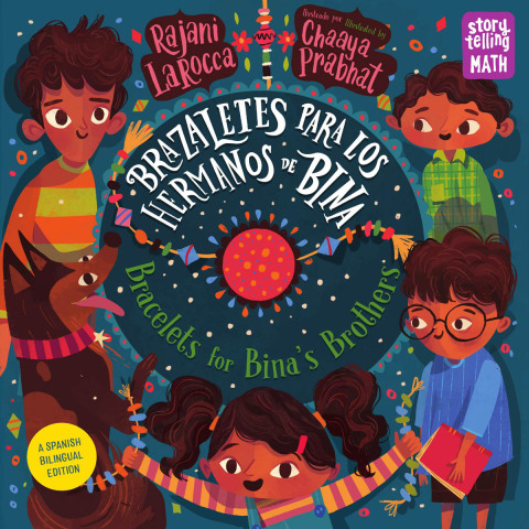 Cover image for book Brazaletes para los hermanos de Bina / Bracelets for Bina's Brothers (Spanish-English Bilingual Edition)