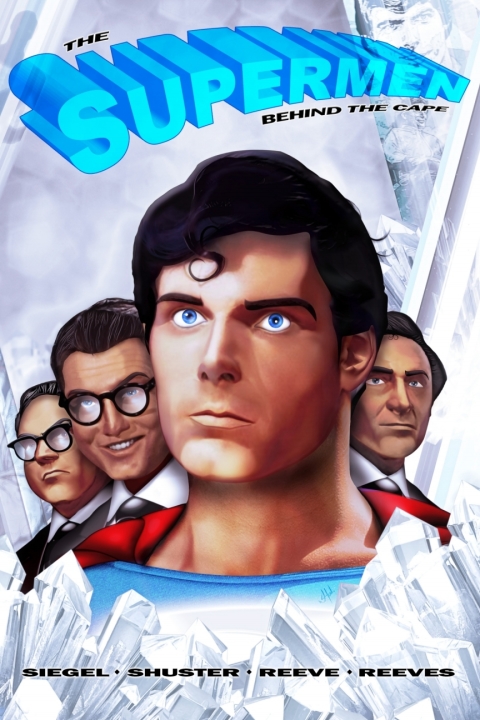 Cover image for book Tribute: The Supermen Behind the Cape: Christopher Reeve, George Reeves Jerry Siegel and Joe Shuster