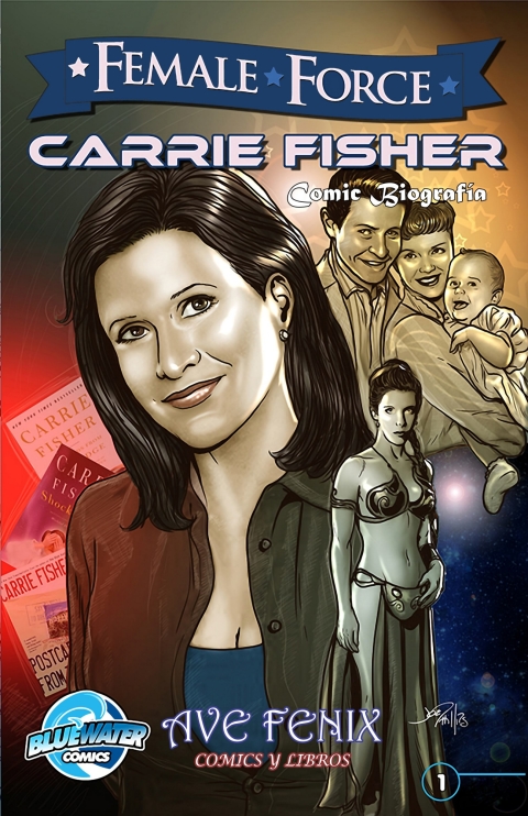 Cover image for book Female Force: Carrie Fisher: Spanish Edition