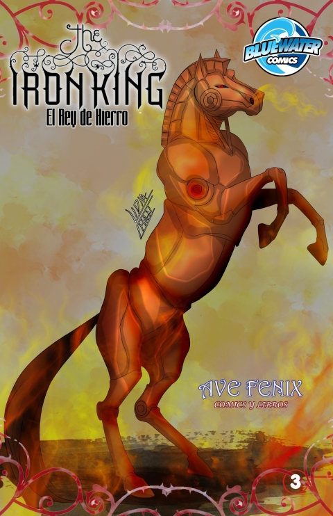 Cover image for book Julie Kagawa: The Iron King #3: Spanish Edition