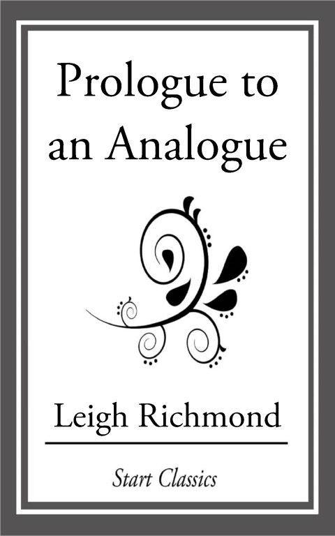 Cover image for book Prologue to an Analogue