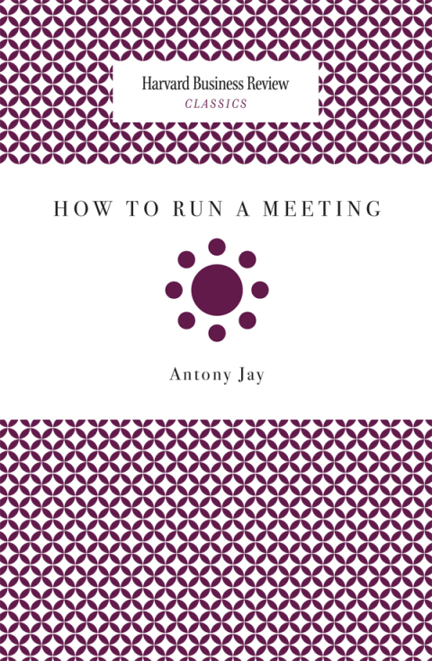 Cover image for book How to Run a Meeting