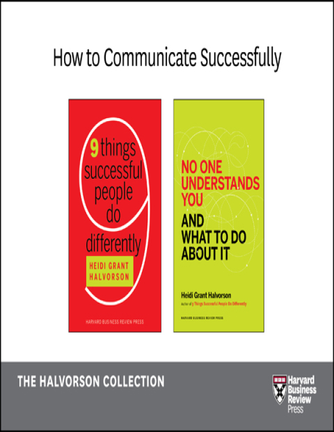 Cover image for book How to Communicate Successfully: The Halvorson Collection (2 Books)