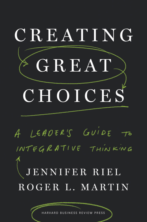 Cover image for book Creating Great Choices