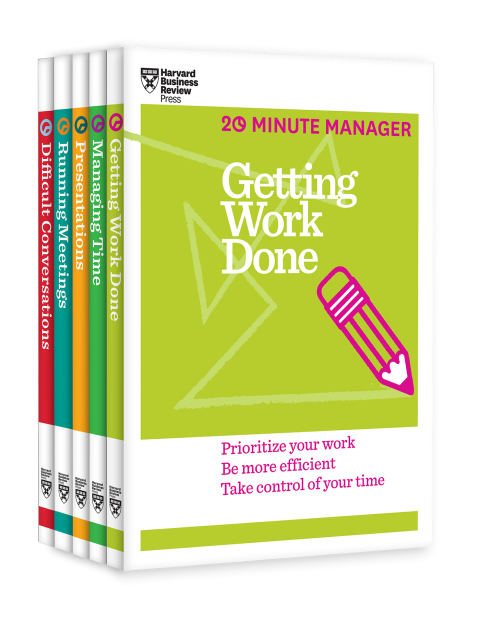 Cover image for book The HBR Essential 20-Minute Manager Collection (5 Books) (HBR 20-Minute Manager Series)