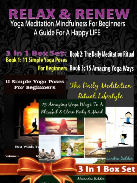 Cover image for book Relax Renew: Yoga Meditation Mindfulness For Beginners