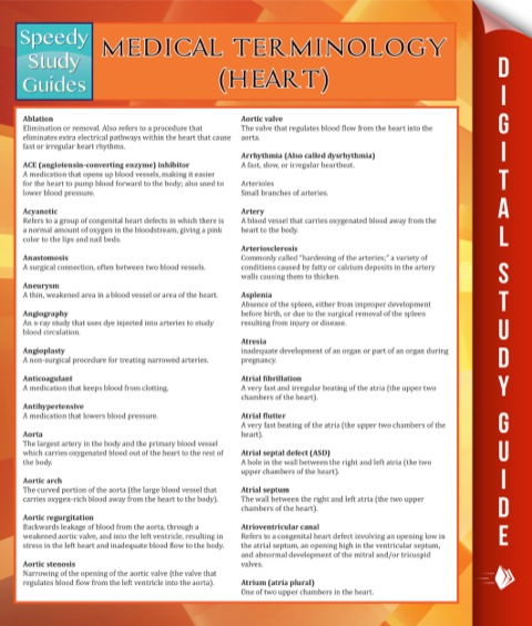 Cover image for book Medical Terminology: Heart (Speedy Study Guides)