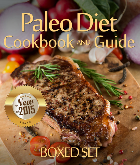 Cover image for book Paleo Diet Cookbook and Guide (Boxed Set): 3 Books In 1 Paleo Diet Plan Cookbook for Beginners With Over 70 Recipes