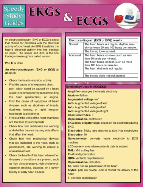 Cover image for book Ekgs And Ecgs (Speedy Study Guides)