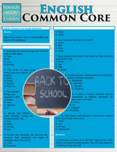 Cover image for book English Common Core (Speedy Study Guides)