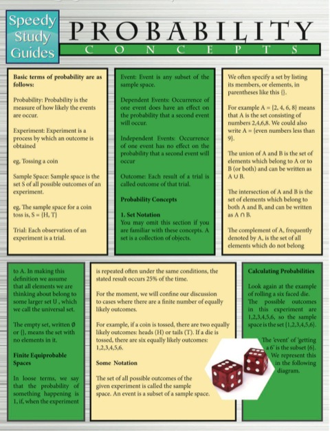 Cover image for book Probability Concepts (Speedy Study Guides)