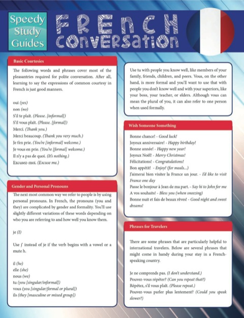 Cover image for book French Conversation (Speedy Study Guides)