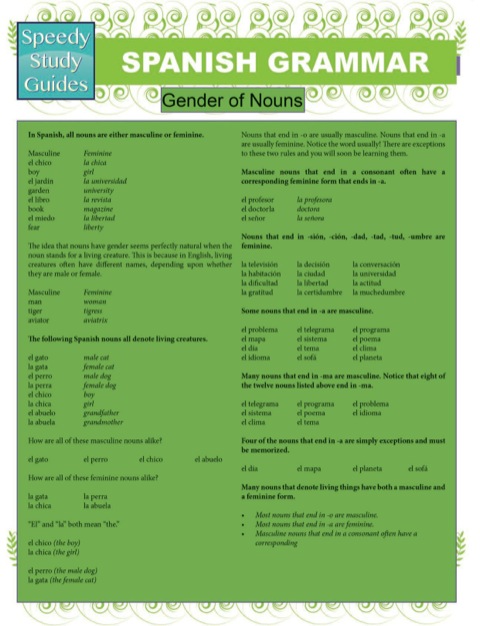 Cover image for book Spanish Grammar (Speedy Study Guides)