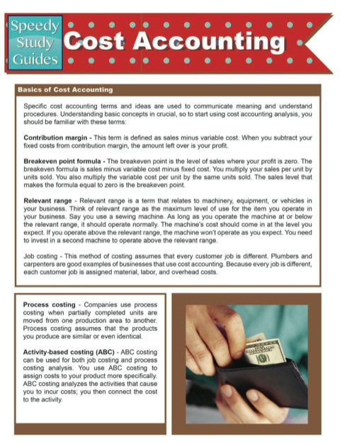 Cover image for book Cost Accounting (Speedy Study Guides)