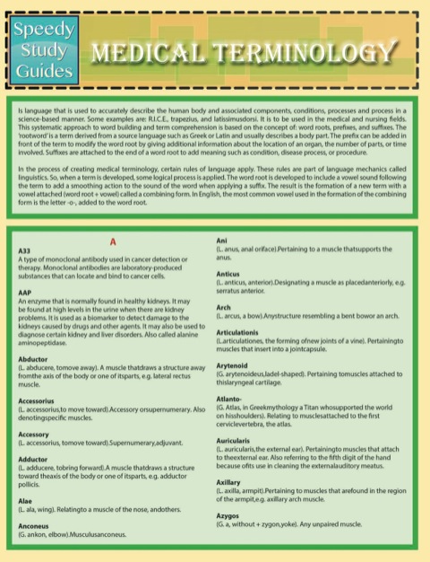 Cover image for book Medical Terminology (Speedy Study Guides)