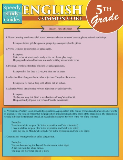 Cover image for book English Common Core 5Th Grade (Speedy Study Guides)