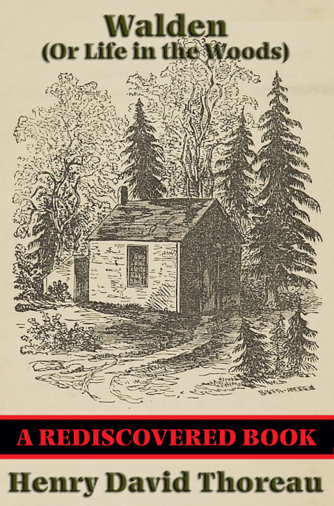 Cover image for book Walden (Or Life in the Woods) (Rediscovered Books)