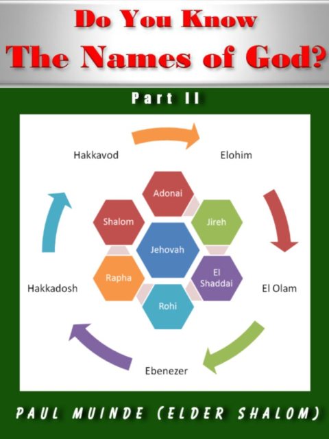 Cover image for book Do You Know the Names of God? Part 2
