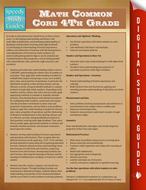 Cover image for book Math Common Core 4Th Grade