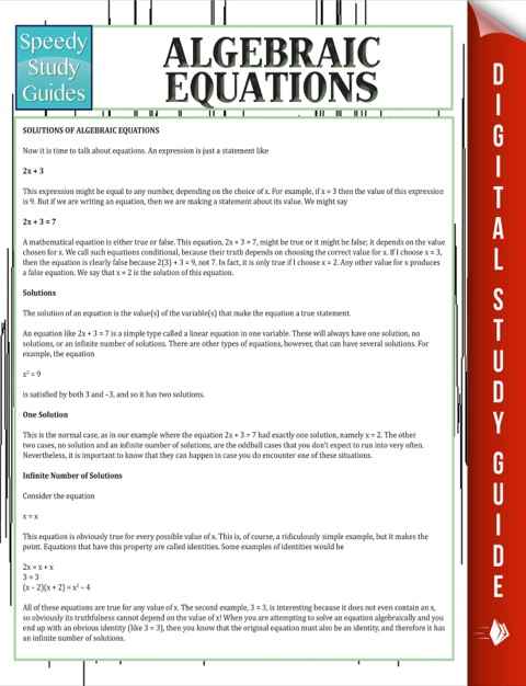 Cover image for book Algebraic Equations