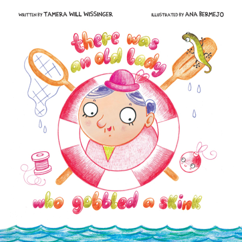 Cover image for book There Was an Old Lady Who Gobbled a Skink