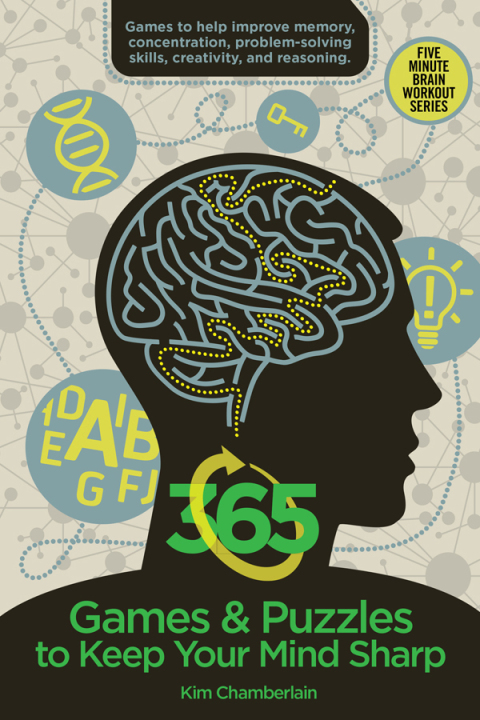 Cover image for book 365 Games & Puzzles to Keep Your Mind Sharp