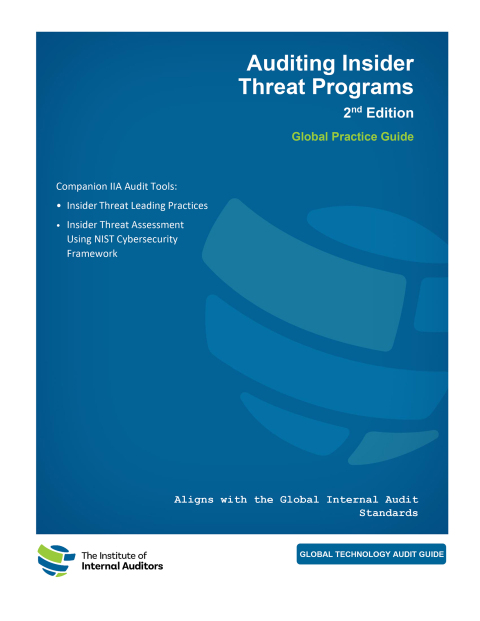 Cover image for book Global Practice Guide - Auditing Insider Threat Programs