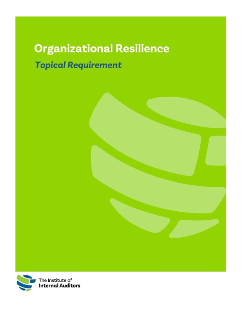 Cover image for book Organizational Resilience Topical Requirement