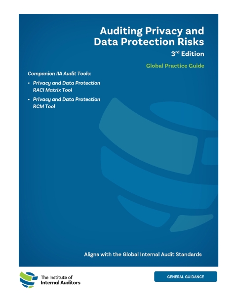 Cover image for book Global Practice Guide - Auditing Privacy and Data Protection Risk, 3rd Edition