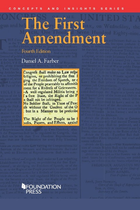 Cover image for book Farber's The First Amendment
