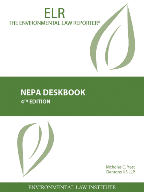 Cover image for book Yost's NEPA Deskbook, 4th
