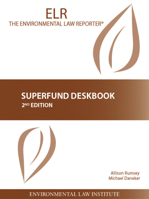 Cover image for book Rumsey and Danekar's Superfund Deskbook, 2d