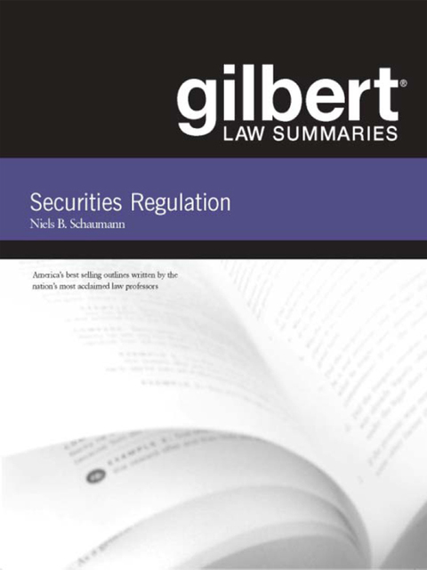 Cover image for book Gilbert Law Summaries on Securities Regulation